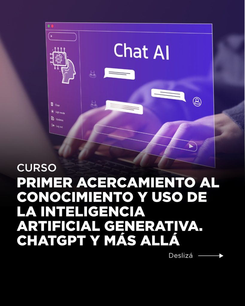CURSO: Primer acercamiento al conocimiento y uso de la Inteligencia Artificial generativa.
